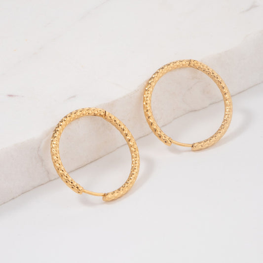 GOLD HOOP EARRINGS