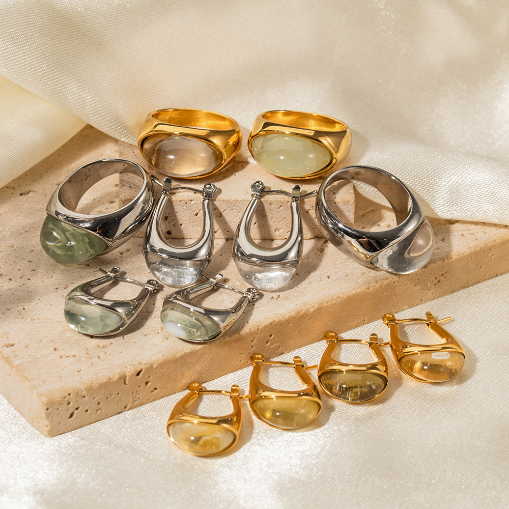 NATURAL STONE RINGS