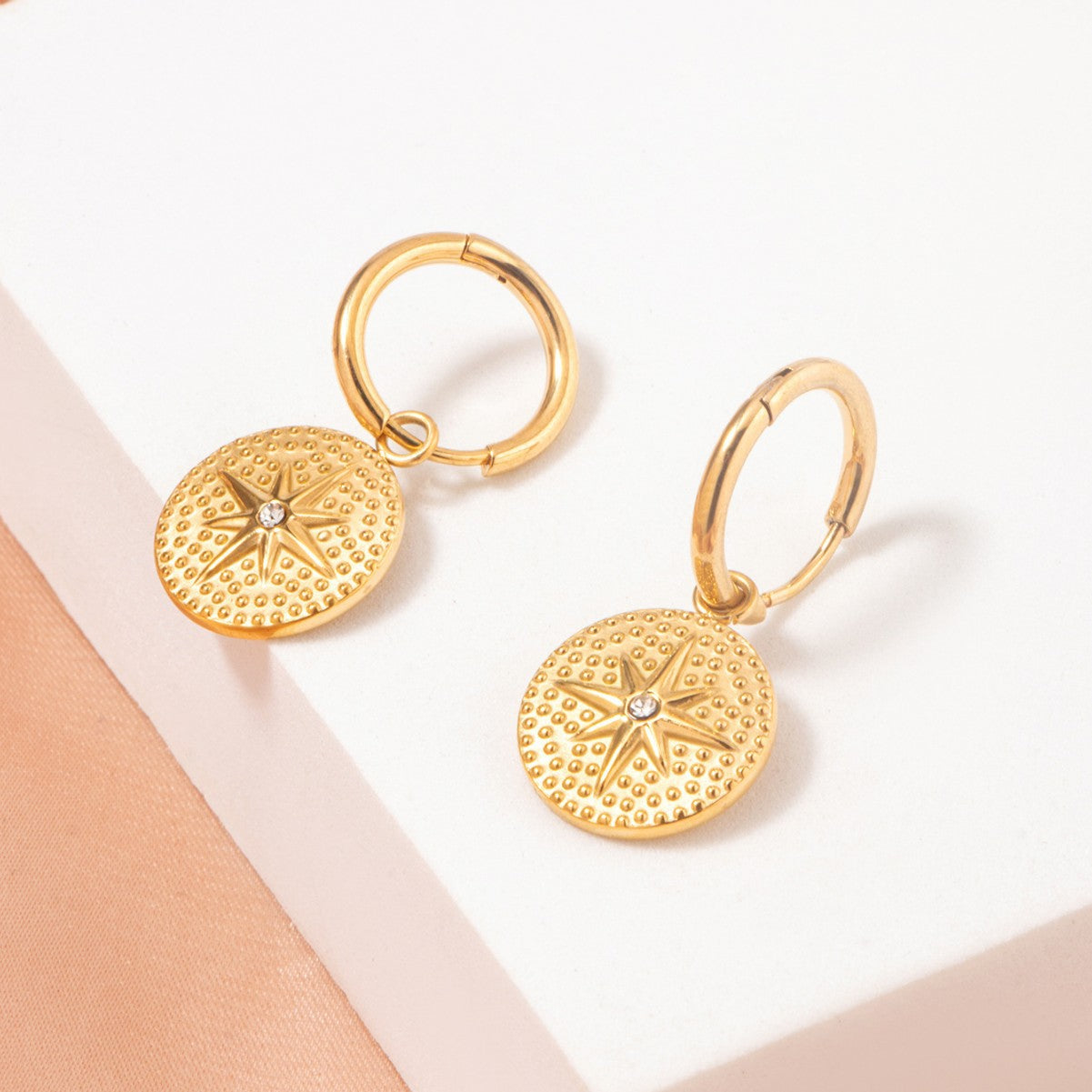 GOLD HOOP EARRINGS