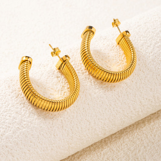 GOLD HOOP EARRINGS