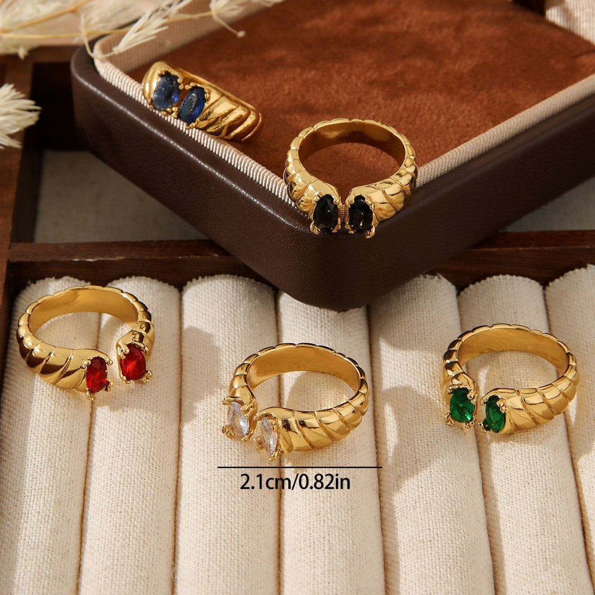 GOLD TWISTED RINGS