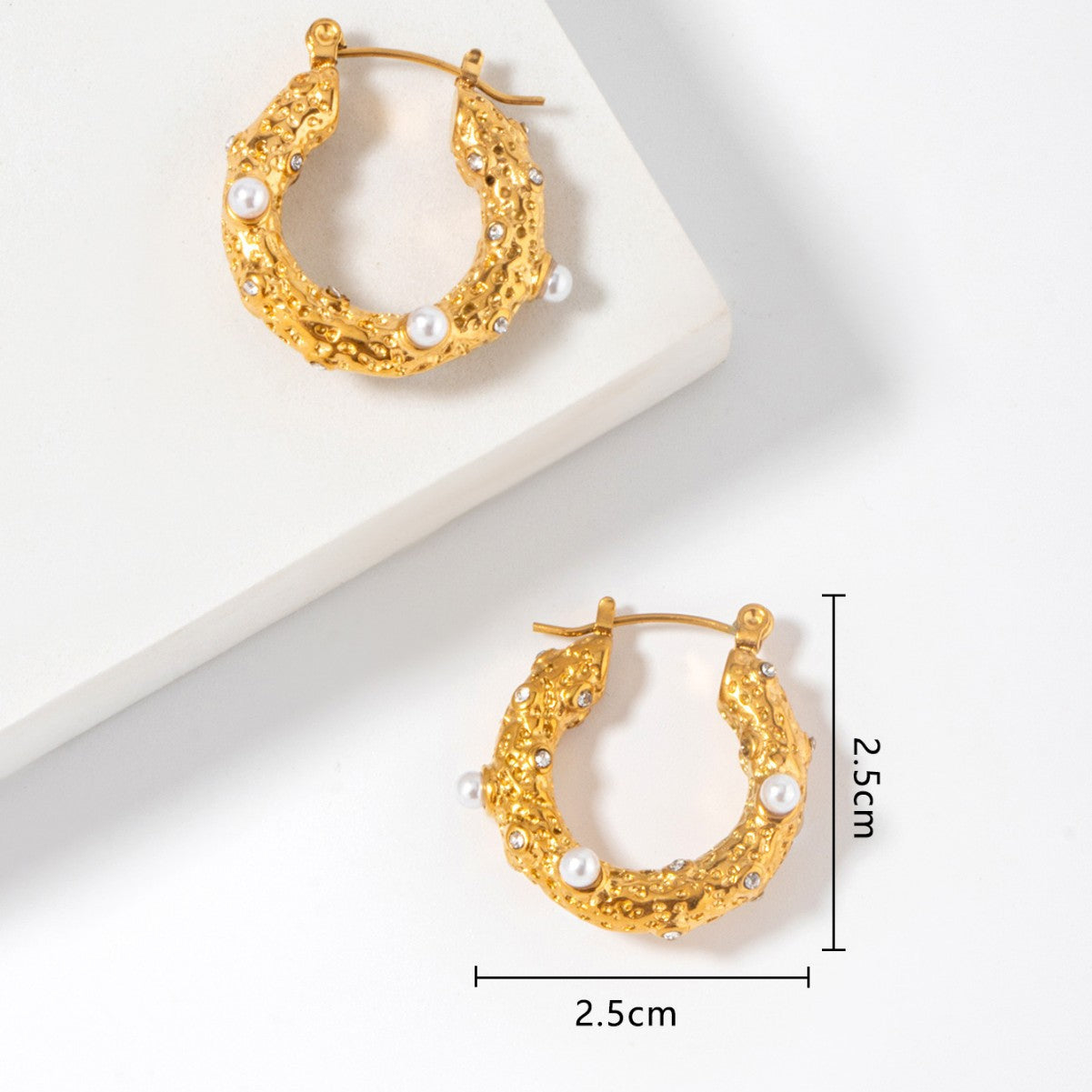 GOLD HOOP EARRINGS