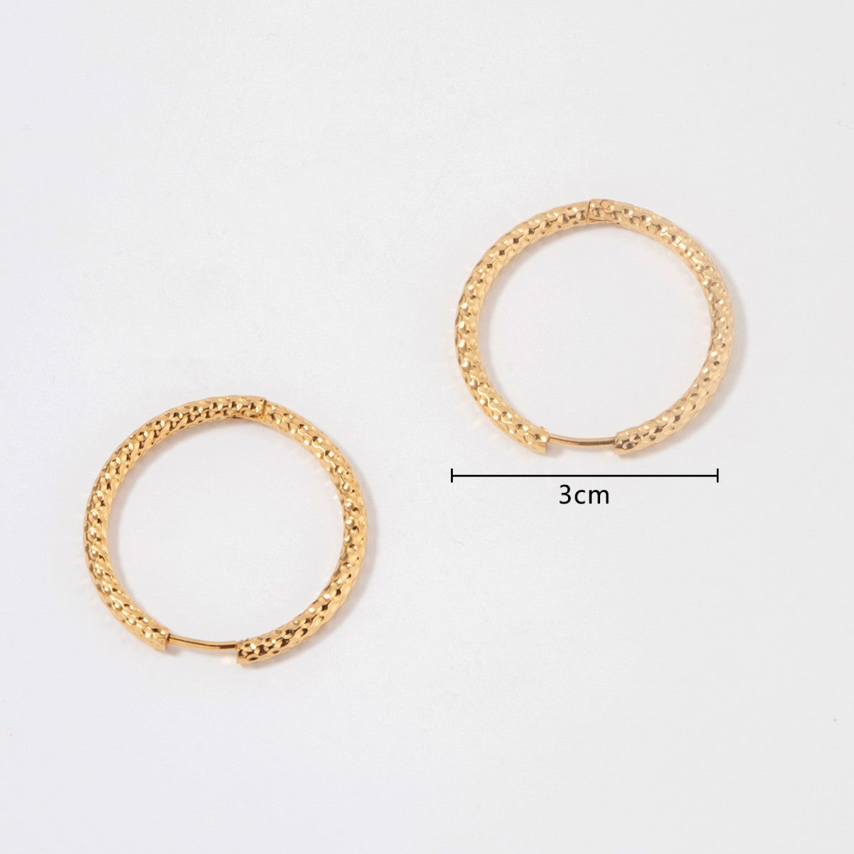 GOLD HOOP EARRINGS