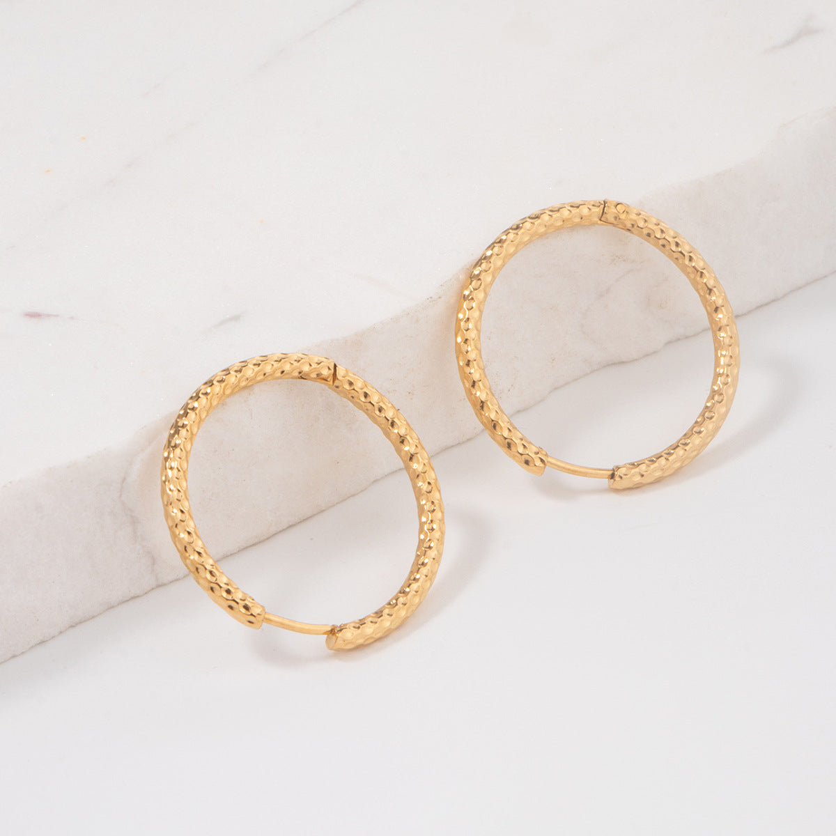 GOLD HOOP EARRINGS