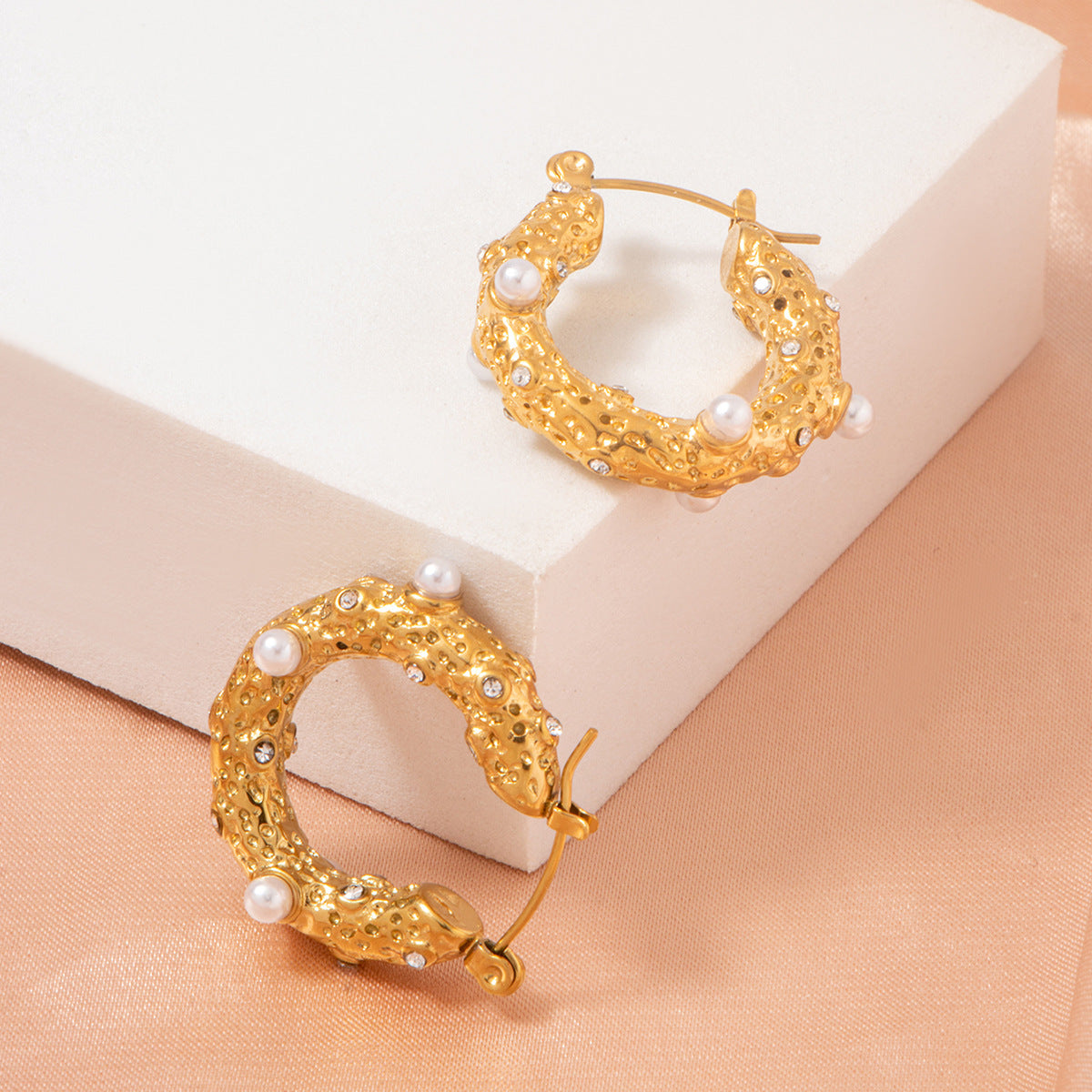 GOLD HOOP EARRINGS