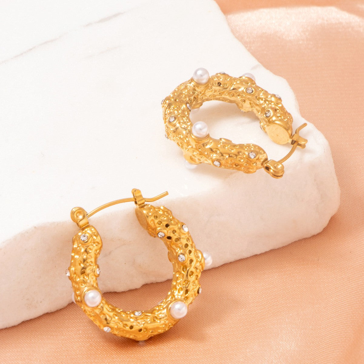 GOLD HOOP EARRINGS