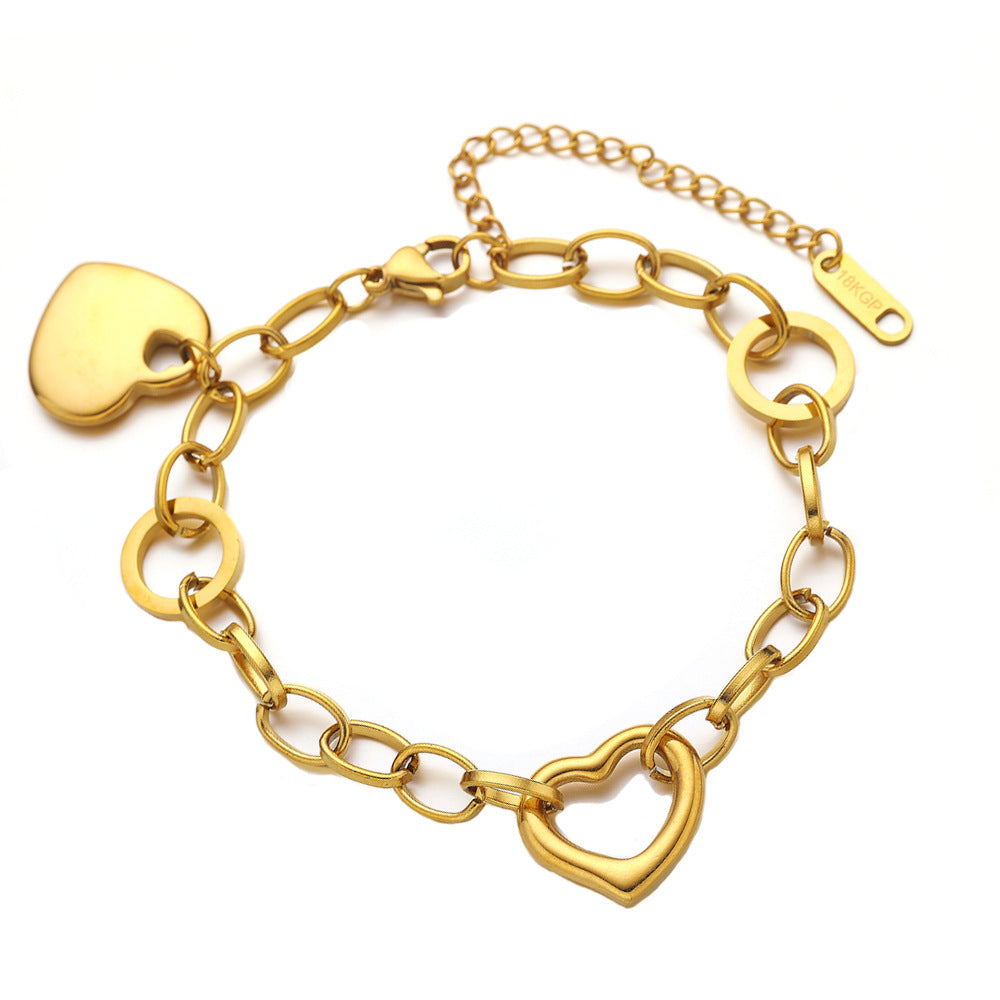 HEART CHARM BRACELET