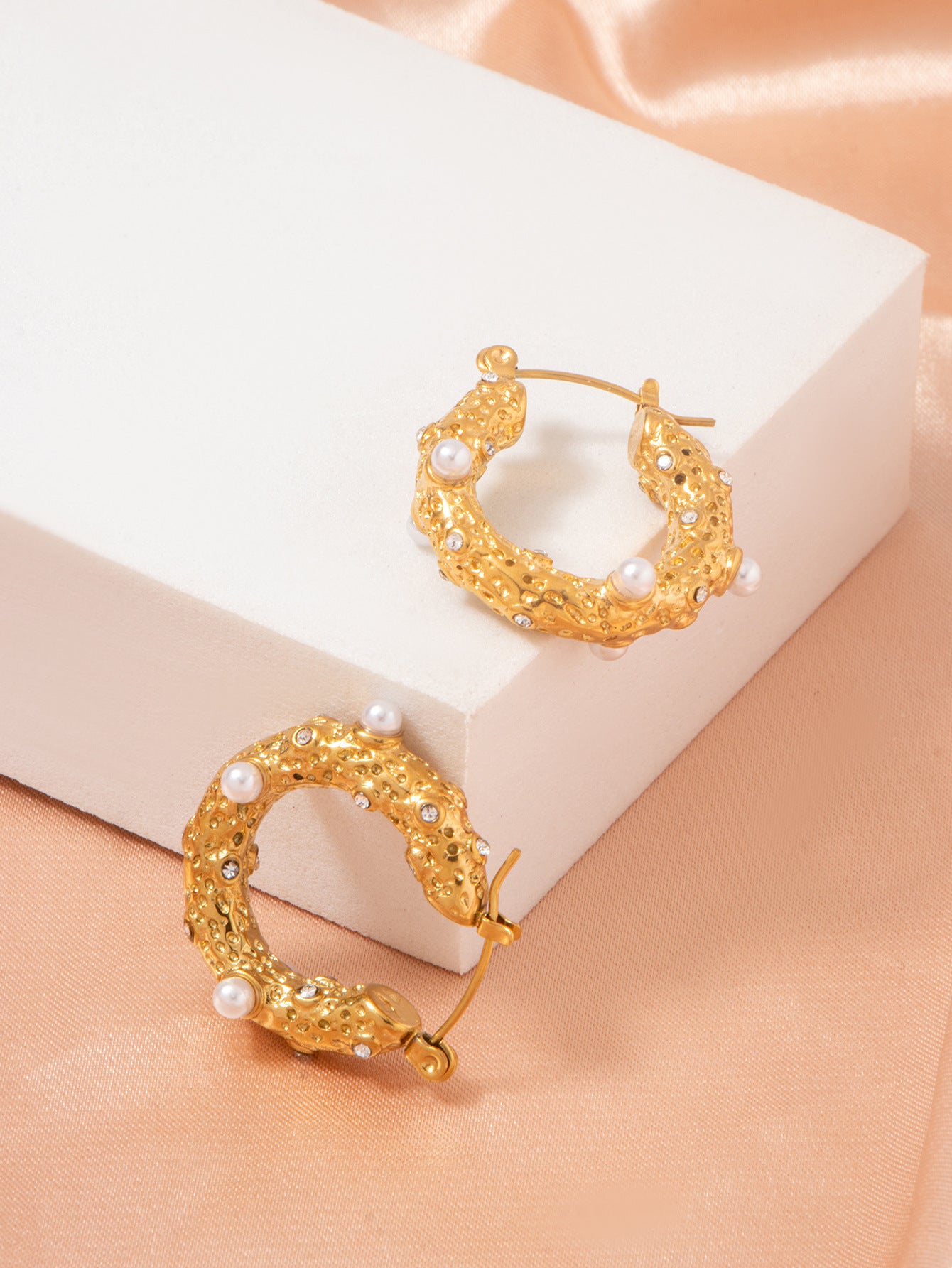 GOLD HOOP EARRINGS