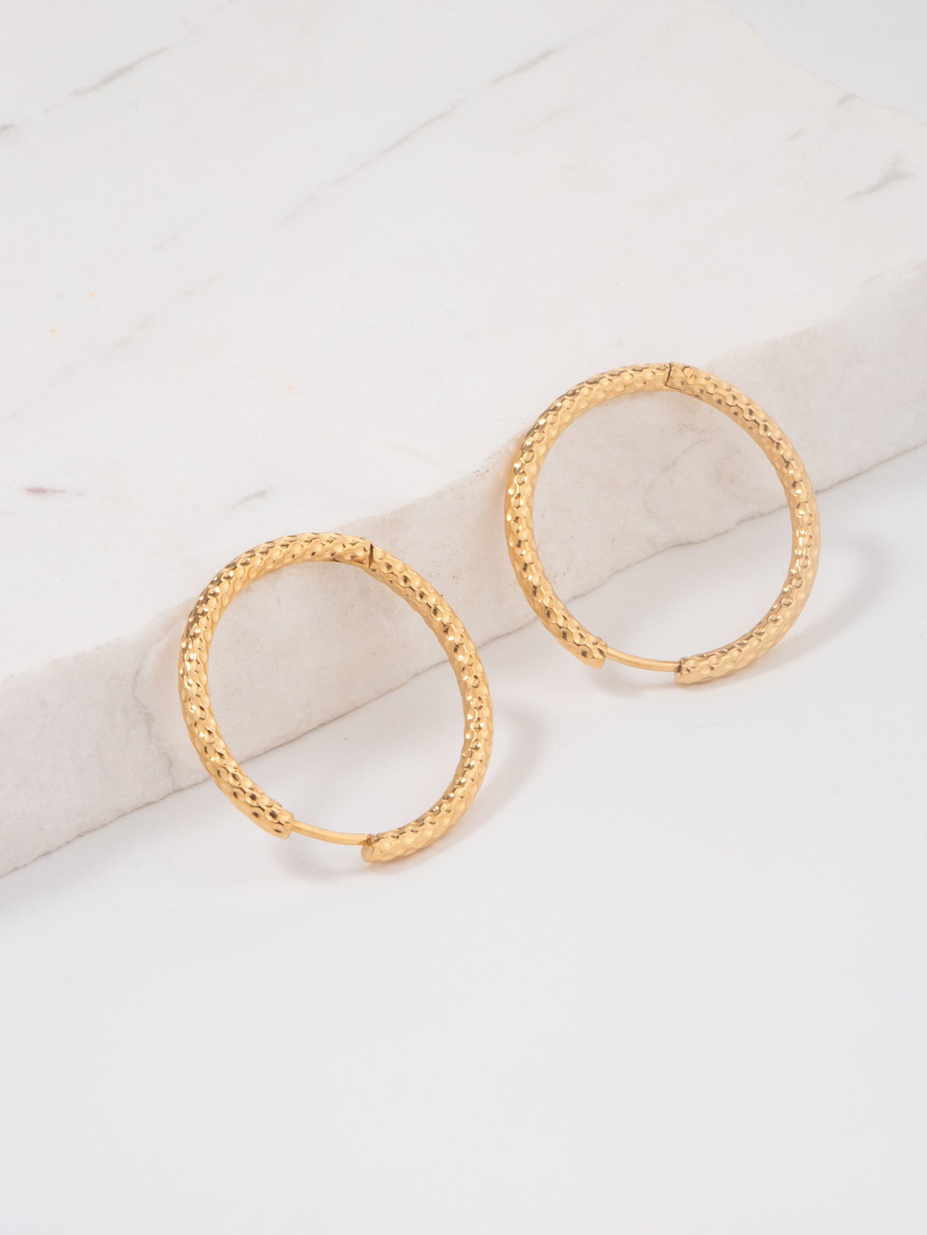 GOLD HOOP EARRINGS