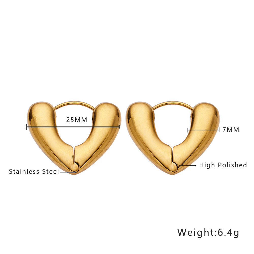 TWISTED GOLD HOOPS EARRING