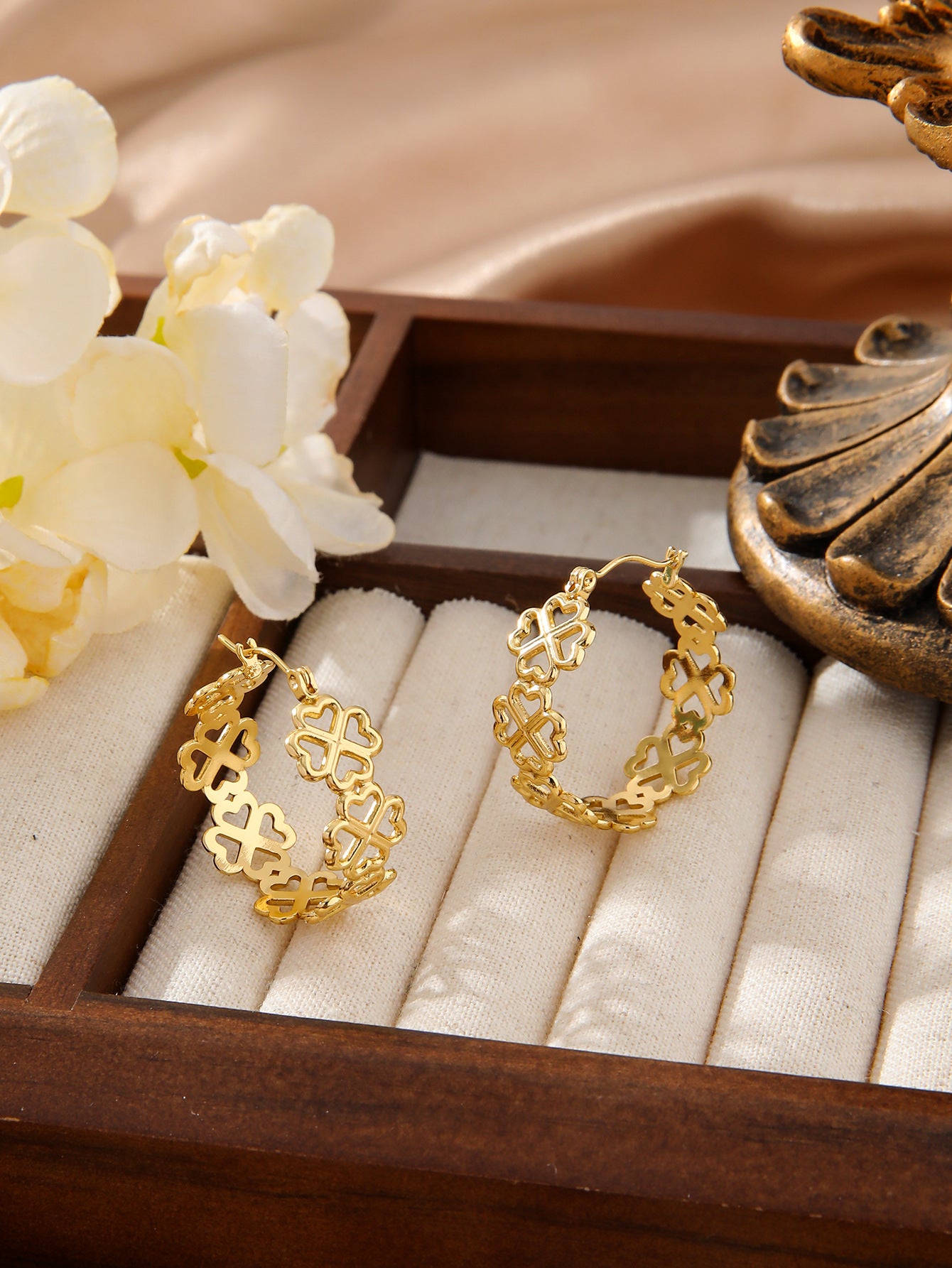 GOLD HOOP EARRINGS